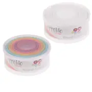 Appetito Double Sided Round Cookie Cutter 6pcs - Multicolor