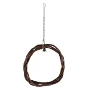 Toys Chewing Parrot Swings Stand Frame Rattan
