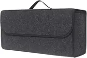 Car Boot Organiser Large Anti Slip Compartment Boot Storage Organizer Tool Car Storage Bag Car Trunk Organizer Soft Felt Storage Box
