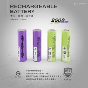 18650鋰電池-2500mAh (6折)