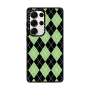 Galaxy S25 Ultra Impact Magnetic Case ARGYLE GREEN