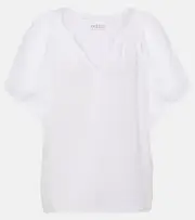 [Velvet] Velvet Tish embroidered cotton top AU 16 white