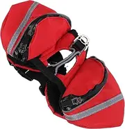 DECOMELODY Pet Dog Backpack Portable Xs Rucksack for Travel Camping Hiking Breathable Reflective Design with Side Pockets for Snacks Accessories