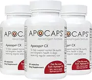 Apocaps CX Apoptogen Formula for Dogs (270 Capsules) - Supports Normal Levels of Apoptosis + Human Grade Ingredients Including Citrus Bioflavonoids, Silymarin, Curcumin and Turmeric + Biovadex