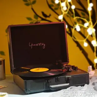 CD機 流淌時光黑膠唱片機老式留聲機客廳歐式現代唱盤機黑膠唱機電唱機