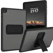 [JeLLYPIE] for Samsung Galaxy Tab A9 Plus Case with Kickstand, 11 inch 2023 (SM-X210/X215/SM-X216), Frost Translucent Smooth Slim Cover for Samsung Tab A9+ Case, Black