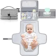 Romon Baby Nappy Bag with Changing Mat - Compact Nappy Bag with Large Storage Capacity, Removable Changing Mat and Water Resistant Material - Ideal for Parents and Newborns