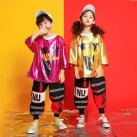在飛比找蝦皮商城精選優惠-兒童街舞套裝男童嘻哈服裝少兒爵士舞衣服架子鼓潮裝hiphop