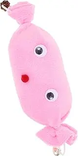 Milisten Teractive Kitten Toy Candy Shape Bell Soft Biting Proof Plush Toy for Indoor Cats Fun Decor for Home