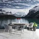 3D Mountain Lake Wallpaper Wall Mural Removable Self-adhesive 85
