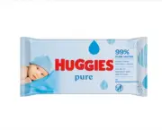 HUGGIES PURE BABY WET CLEANSING WIPE ALCOHOL & FRAGRANCE FREE 72 pack