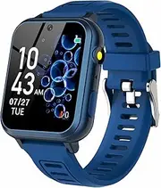 Phyulls Smart Watch for Kids with 24 Games Alarm Clock, Touchscreen, Calendaring Camera Music Player Time Display Video & Audio Recording, Toys for 3-12 Years Old Boys