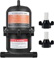 Accumulator Tank with Internal Bladder Pressurized Water Pump Flow Control Water Pressure Booster Pump Pressure Storage Vessel Hold Water 125 psi 23.5 oz for Boat Marine RV Caravan(125psi)