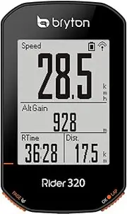 BRYTON Rider 320E GPS Cycle Computer, Black
