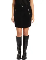 [Marcs] The Siesta Cord Skirt in Black