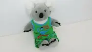 Build-A-Bear Koala Standing Grey 16” Plush With Dino's Rock Outfit Retired NWT