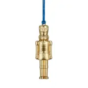 Waterford Christmas Nutcracker Gold Tone Ornament