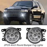 For Lincoln Navigator 2007-2015 4inch Round LED Bumper Fog Lights 2PCS