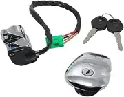 Ignition Key Switches for Suzuki for Intruder 400 600 700 750 800 1400 VS400 VS600 VS700 VS750 VS800 VS1400 for Boulevard S50 S83 Ignition Switch Tank Cap Ignition Barrel Key Switch