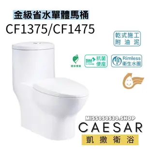 Caesar 凱撒衛浴  CF1394 CF1494省水馬桶 二段式省水馬桶 單體馬桶 省水馬桶 兩段式省水馬桶 馬桶