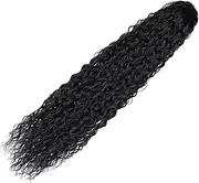 HONITANO Ponytail Extension for Women Drawstring Fluffy Wavy Hairpiece High Temperature Comfortable Breathable for Halloween Concerts and Everyday Wear