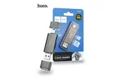 Hoco HB39 USB-A USB-C 3.0 High-Speed Card Reader - Black