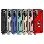 MOTOROLA MOTO G82 5G 雙層保護殼雙層防撞軟殼+硬殼防摔殼支架手機殼保護套