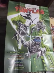 TMNT IDW Nickelodeon 2024 Two Sided Folded SDCC Promo Poster New Exclusive