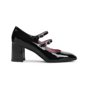 [Carel] Carel-Black Alice Mary Jane Patent Leather Pumps-Donna 38 IT