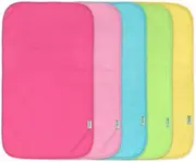 Green Sprouts Stay-Dry Burp Pad 5 Pieces (Multicolor)