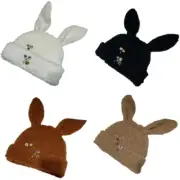 Hat Bunny Beanie Hat Skullies Beanie Plush Bunny Hat Long Ear Hat