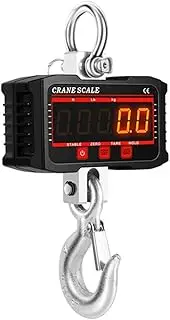 Barbuly Digital Crane Scale 1500KG Industrial Hanging Scale,Portable Scale Industrial Heavy Duty Crane Scale-Black Easy Install