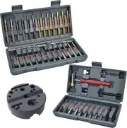 Complete Mechanical Repair Toolkit: 40PCS Pin Punch Set with Adjustable Hammer