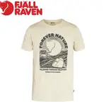 【FJALLRAVEN 小狐狸 瑞典 男 EQUIPMENT T-SHIRT短袖T恤《粉筆白》】F86976/短T/短袖