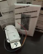GREENGATE COOPER CONTROLS ONW-P-1001-SP-W LOW VOLTAGE WALL SWITCH SENSOR WHITE