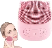 Face Scrubber, Shape Vibrating Face Brush, Waterproof Skin Care Face Brushes, Electric Face Brush for Women and Men