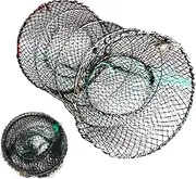 Lobster Trap, Shrimp Trap, Multifunctional Floating Bait Cage Cast Net Heavy-Duty for Tidal Zones Freshwater Trapping Aquarium Collecting Beach
