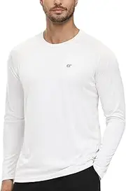 [Tyhengta] UV Protection T-Shirt Men's Long Sleeve Shirt Summer Beach Sun Protection Shirts Quick Drying Rash Guard Shirts