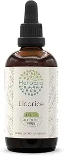 Licorice B120 Alcohol-Free Herbal Extract Tincture, Super-Concentrated (Kan tsau, Glycyrrhiza Glabra) 4 fl oz