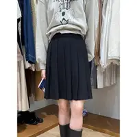 在飛比找ETMall東森購物網優惠-十三行韓版學院風減齡百度半身裙