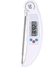Ciieeo Folding Design Food Thermometer Instant Read Digital Kitchen Thermometer for BBQ Baking and Cooking High Precision Temperature Measurer to No Battery Required