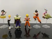 Bandai Dragon Ball Z Figures: Super Saiyan Gokou, Bulma, Nimbus, Piccolo, Vegeta