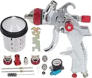 HVLP Automotive Paint Spray Gun 1.4mm 1.7mm 2.0mm Nozzle Auto Paint Sprayer Kit G1/4 Air Inlet Efficient Coating Application
