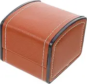 Beaupretty Portable PU Leather Watch Box Stylish Watch Display Case for Jewelry Storage present Box for Watches Travel Friendly Design Durable and Convenient Storage