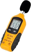 Mengshen Decibel Meter, Digital Sound Level Meter Handheld Audio Noise Meter Tester with LCD Display Measuring 30-130dB (Battery Included)