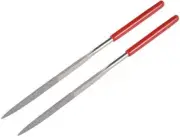 Diamond Needle File, 2-Pieces Mini Diamond Needle File Set, 4mm x 160mm
