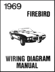 Complete Wiring Assembly Diagram Manual 1969 Pontiac Firebird Models
