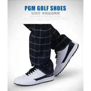 PGM 頭層牛皮 高爾夫球鞋 男士 運動休閑鞋夏季透氣無釘鞋子