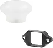 (MN-DF + MN-AM) - Selens MN-DF Magnetic Silicone Sphere Diffuser with MN-AM Base Modular Lighting Modifier Kit Set for On-Camera Flash Photography Photo Studio Speedlite Speedlight
