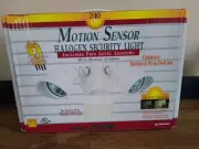 Heath Zenith CB-2009-WH Motion Sensor Security Flood Light Halogen